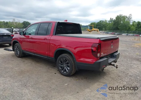 2021 Honda Ridgeline Awd Sport from USA, damaged, VIN 5FPYK3F17MB011235
